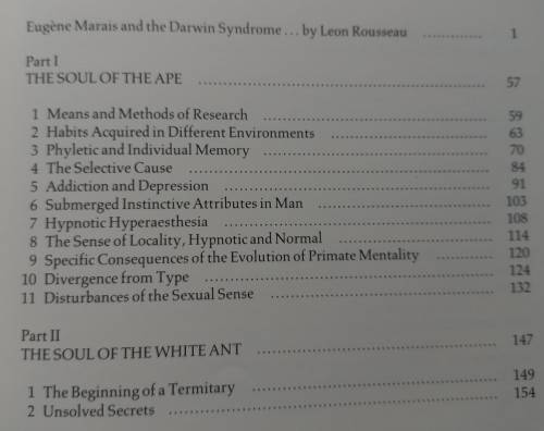 The Soul of the Ape, The Soul of the White Ant - Eugene Marais - Hardcover - 140 Pages