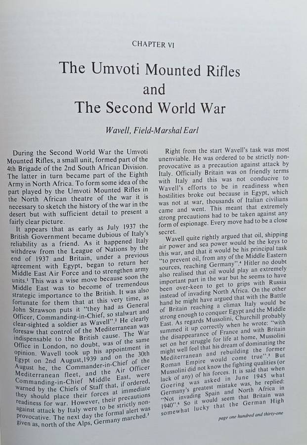 The Umvoti Mounted Rifles 1864-1975 - A.J. du Plessis - Hardcover - 200 Pages