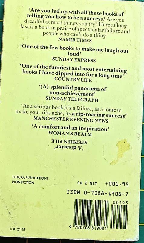 The Book of Heroic Failures - Stephen Pile - Softcover - 216 Pages