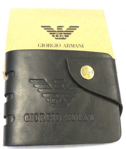 ARMANI MENS WALLET - 12cm X 9.5cm - COMES IN BOX SO PERFECT FOR GIFTS AS WELL