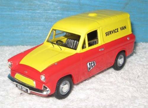 FORD ANGLIA JCB SERVICE VAN by CORGI in 1/43 SCALE
