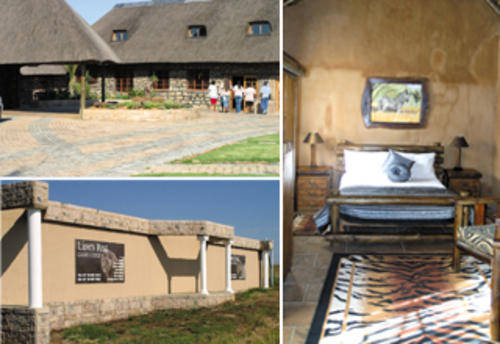 lionsrest game lodge&spa 2 nights incl 6 meals jacuzzi/sauna massage per couple