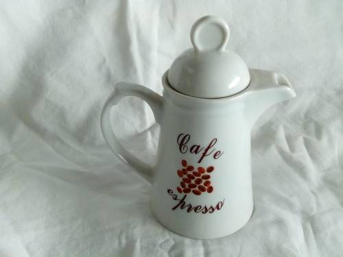 THIS IS AN EXQUISITE "CAFE ESPRESSO" POT