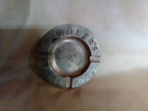 I HAVE A STUNNING "CHANDLER'S BEERS STOUT" ASH TRAY! ONE OF A KIND PIECE!!!