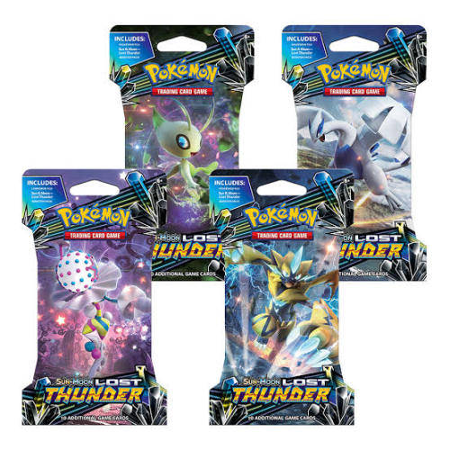 Pokemon sun and moon lost thunder booster packs