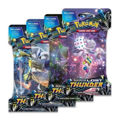 Pokemon sun and moon lost thunder booster packs