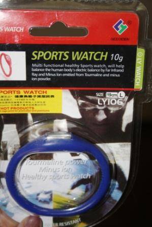 SPORTS WATCH - TOURMALINE POWER MINUS IO HEALTHY SPORTS WATCH - DARK BLUE