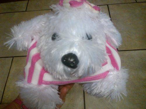 pretty poodle white pink kids girls ladies teend womens woman handbag toys boys christmas birthdays gifts