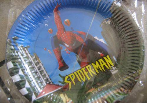 Spiderman Party Plates