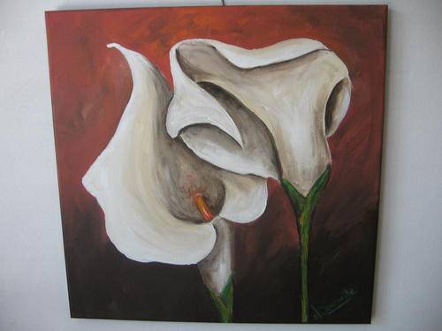 Arum Lillies ..  by  dSomm'ville