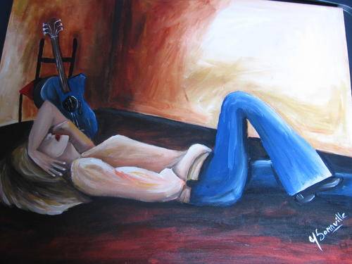 Dreaming    [400x500mm]  by South African Artist dSomm'ville