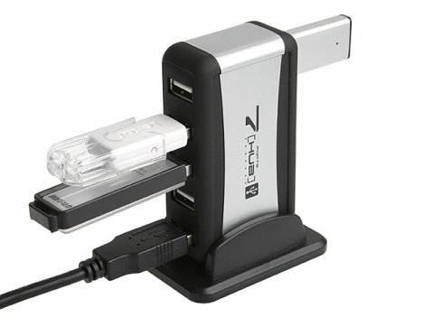 7 Port USB 2.0 High-Speed HUB Powered + AC Adapter