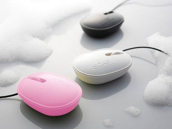 3D USB Optical Soap Bar Mouse For PC/Laptop - Pink