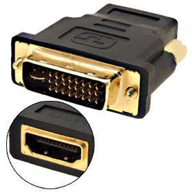 DVI-I Male To HDMI Female Adapter - Enjoy the ultra-high definition video HDMI delivers