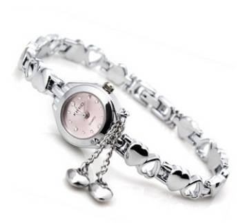 ***ALL NEW SUPER VALUE***STUNNING CHARM BRACELET WATCH IN PINK***R10 BID INCREMENTS***