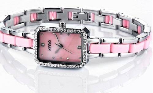 ***ARE YOU A GIRLY GIRL???***PRETTY PINK BRACELET WATCH***WITH SOME SPARKLE***