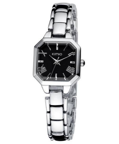 ***SUPER VALUE***EXCEPTIONALLY TASTEFUL LADIES PETITE BRACELET WATCH IN BLACK**