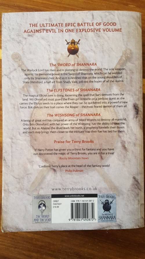 The Sword of Shannara Trilogy (3-in-1) by Terry Brooks - Large Softcover