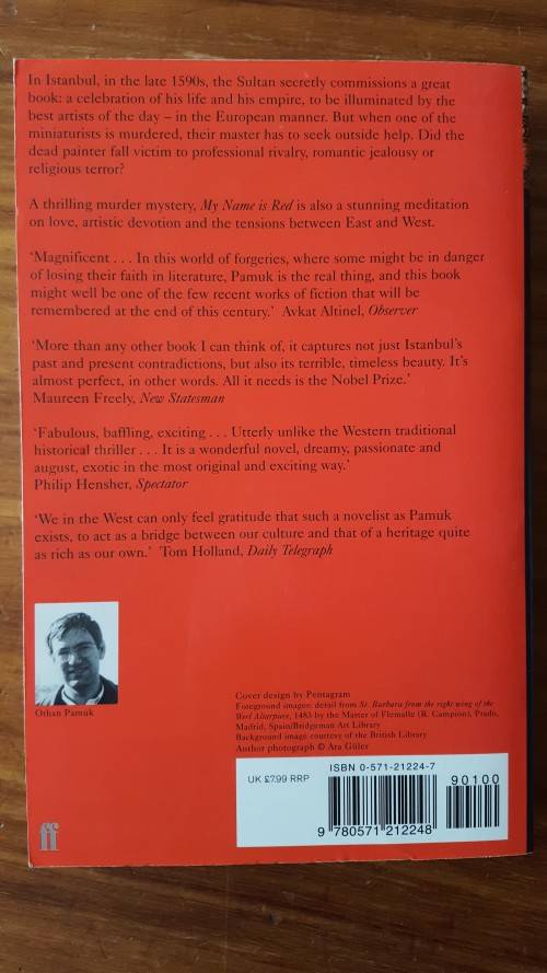 My Name Is Red by Orhan Pamuk (Winner of the Nobel Prize in Literature 2006)