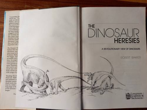 The Dinosaur Heresies:A Revolutionary View of Dinosaurs by Robert T. Bakker - Large Hardcover