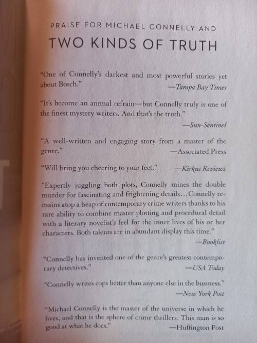 Two Kinds of Truth (Harry Bosch #20) by Michael Connelly