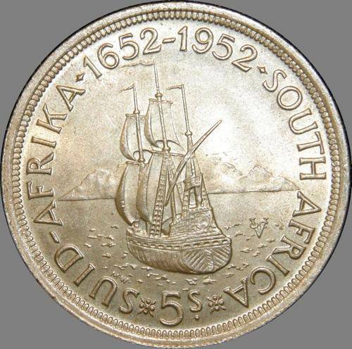 Silver 1952 5 Shilling 14 available