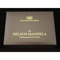 Rare Mandela comemorotive set with PL 2000 and lazer frosted 2008 R5