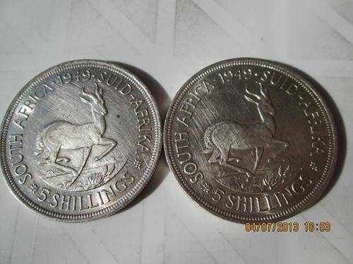 Nice 1949 % shillings 80% Silver