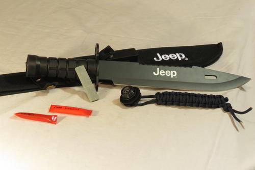 Jeep Survival Knife - Black 8 1/2-Inch Survival Knife - COMBINED