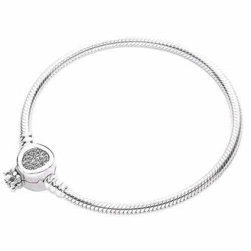Authnetic Sterling Silver Snake Chain Bracelet