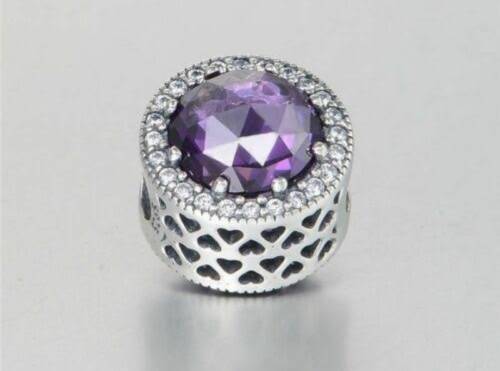 RADIANT HEARTS CHARM PURPLE