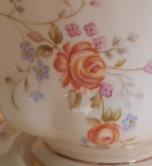 ROYAL ALBERT peach rose