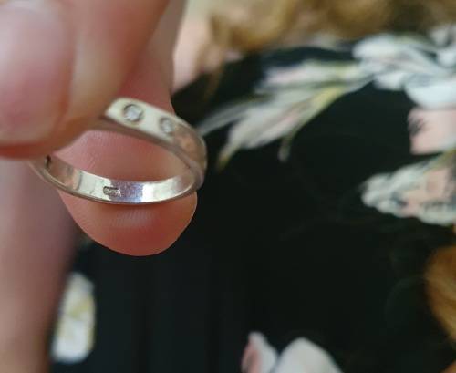 SILVER RING STAMPED 925