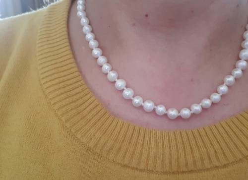 Pearls string of geniune Baroque pearls