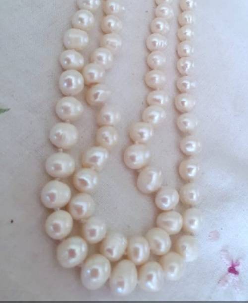 Pearls string of geniune Baroque pearls