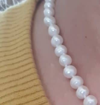 Pearls string of geniune Baroque pearls