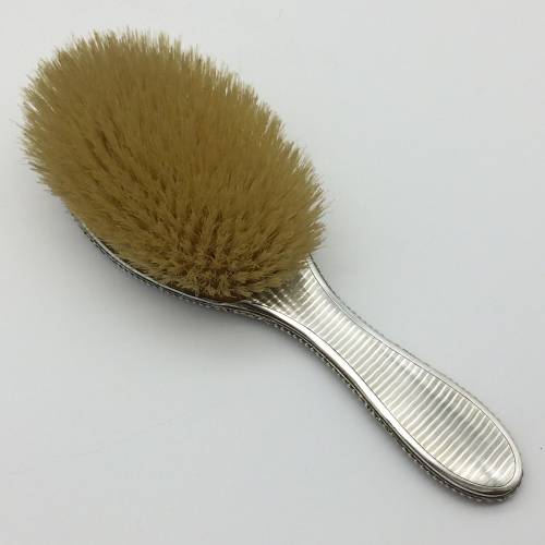 Pretty Vintage Sterling Silver Hairbrush