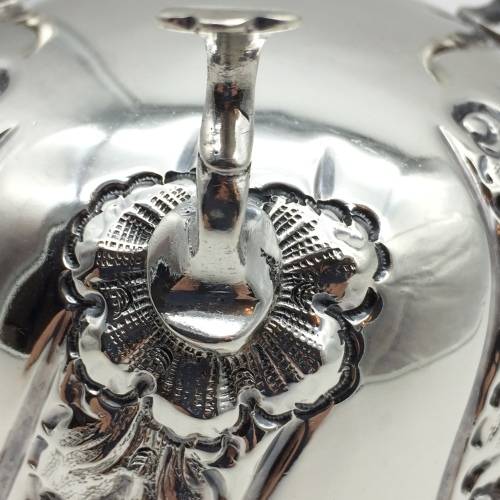 Ornate Antique Sterling Silver Sugar Bowl