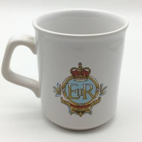 Three Collectable `Queen Elizabeth II` Commemorative Mugs