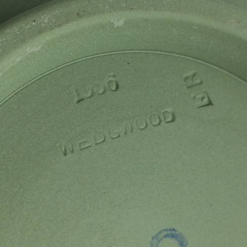 Early Green Wedgwood Jasperware Teapot and Lid (1936)