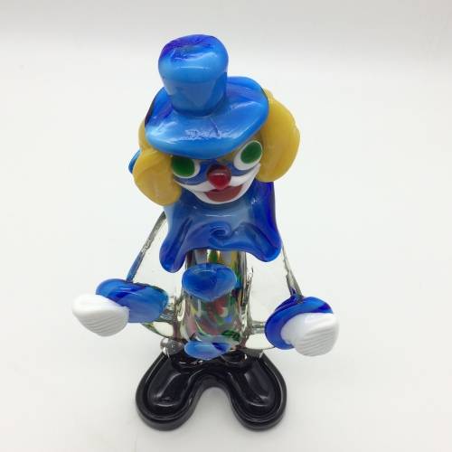Vintage Murano Glass Clown Figure