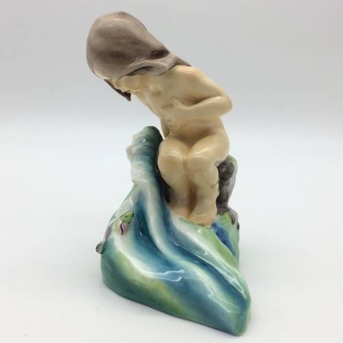Adorable Royal Worcester `August` Child Figurine (3441)