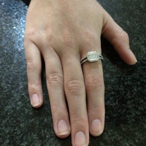 18ct White Gold Diamond Dress Ring (V. R64 290)