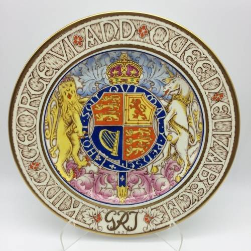 1937 Paragon `King George VI` Coronation Plate