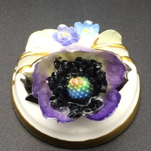 `Royal Crown Derby` (Flower) Name Card Holders