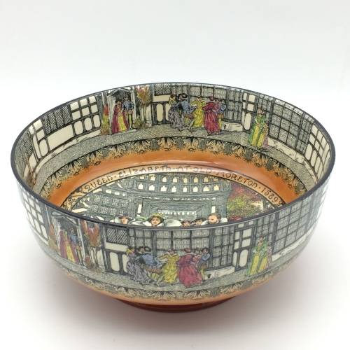 Large Royal Doulton `Old Moreton Hall` Bowl (D3858)