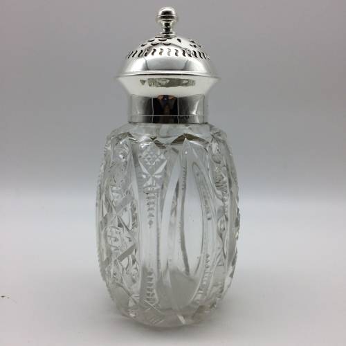 Sterling Silver and Crystal Sugar Caster/Shaker