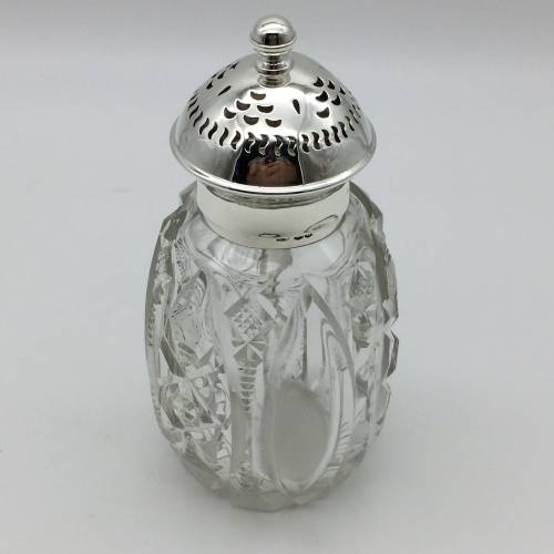 Sterling Silver and Crystal Sugar Caster/Shaker