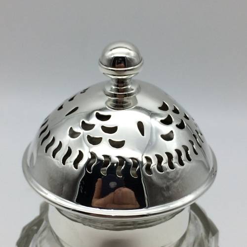 Sterling Silver and Crystal Sugar Caster/Shaker