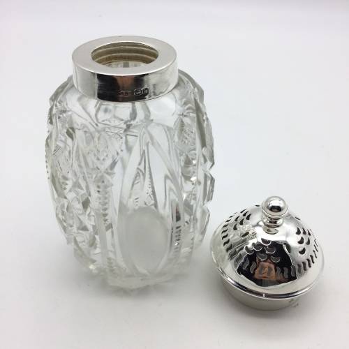 Sterling Silver and Crystal Sugar Caster/Shaker